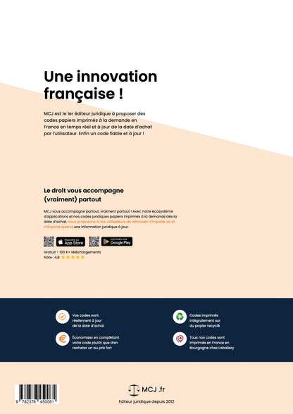 Code de procédure civile 2025 annoté & imprimé à la demande