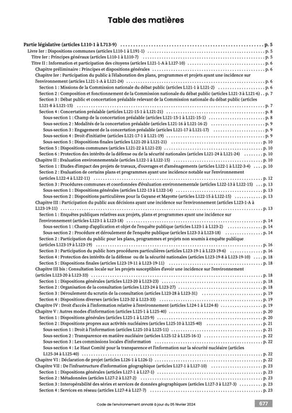 Code de l'environnement 2025 annoté & imprimé à la demande