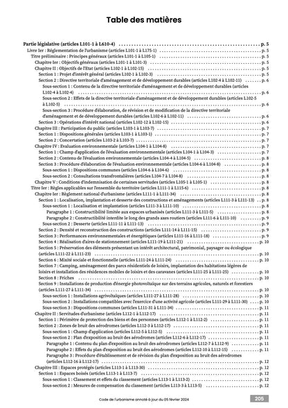 Code de l'urbanisme 2025 annoté & imprimé à la demande