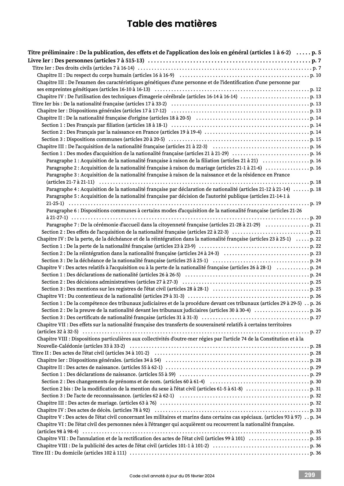Code civil 2025 annoté & imprimé à la demande