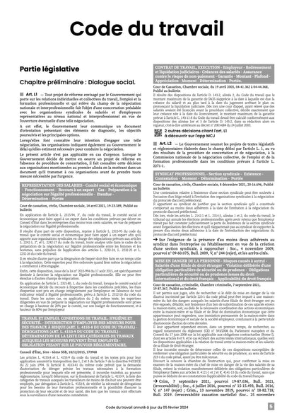Code du travail 2025 annoté & imprimé à la demande