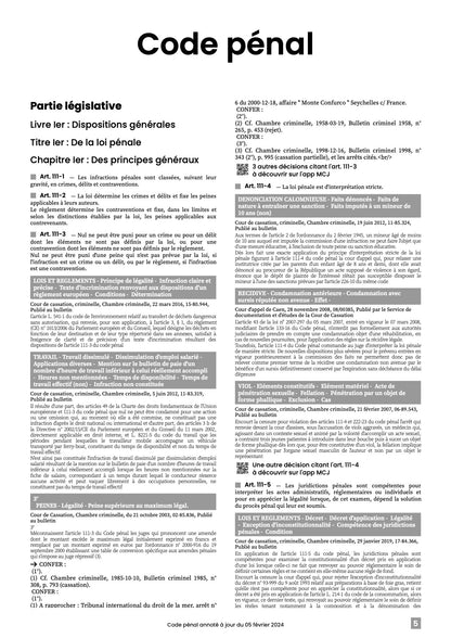 Code pénal 2025 annoté & imprimé à la demande